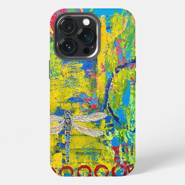 dragonfly colourful iPhone / iPad case (Back)