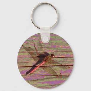 Dragonfly Colourful Keychain