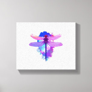 Dragonfly colourful picture Gift idea Canvas Print