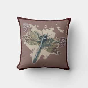 Dragonfly Cutout Throw Pillow