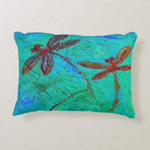 Dragonfly Dance Accent Pillow