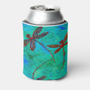 Dragonfly Dance Can Cooler