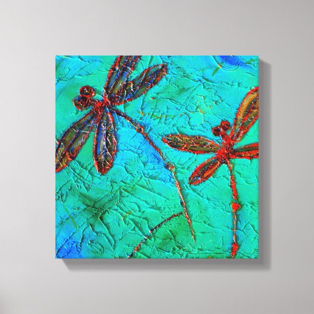 Dragonfly Dance, Canvas Print (Front)