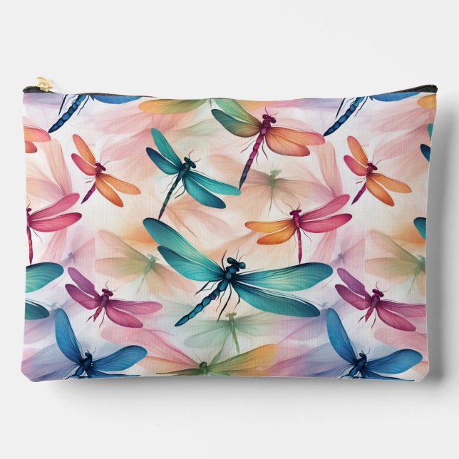 Dragonfly Dance Print Cut Sew Bag (Front)