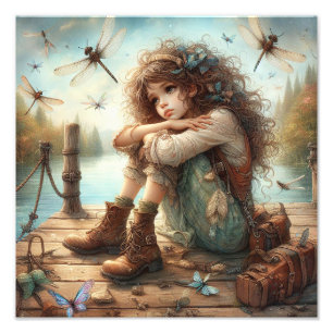 Dragonfly Day Dream 1 Photo Print