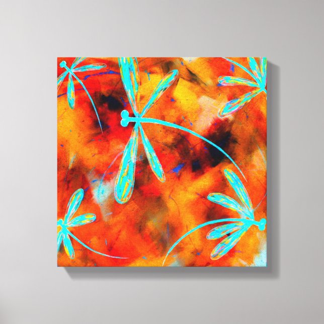 Dragonfly Desert Canvas Print (Front)