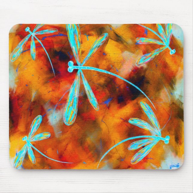 Dragonfly Desert Flit Mouse Pad (Front)