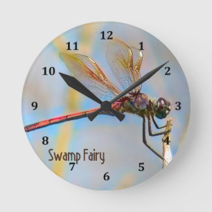 Dragonfly Design avec Gold Look Wings Horloge