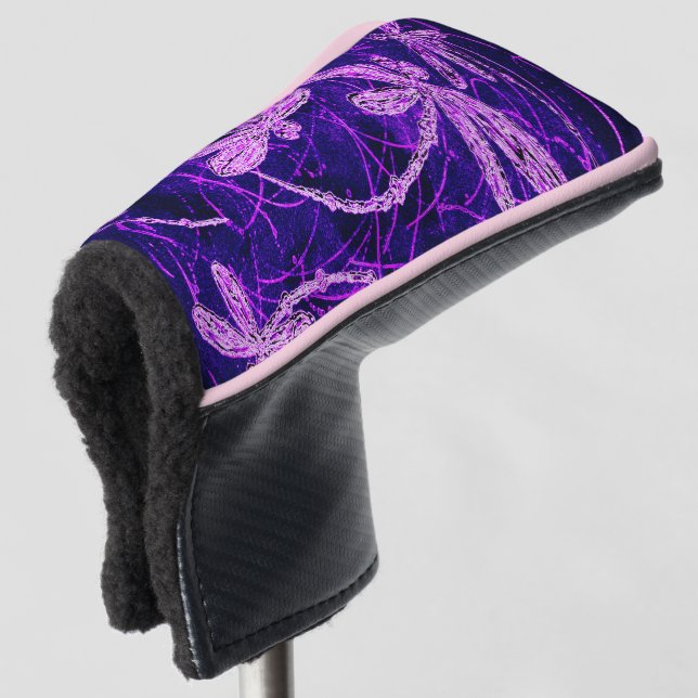 Dragonfly Disco Golf Head Cover (3/4 Front)