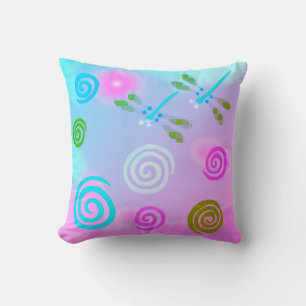 Dragonfly Dream Throw Pillow