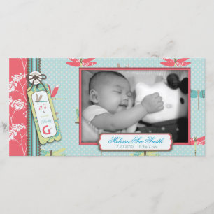 Dragonfly Dreams Girl Carte photo
