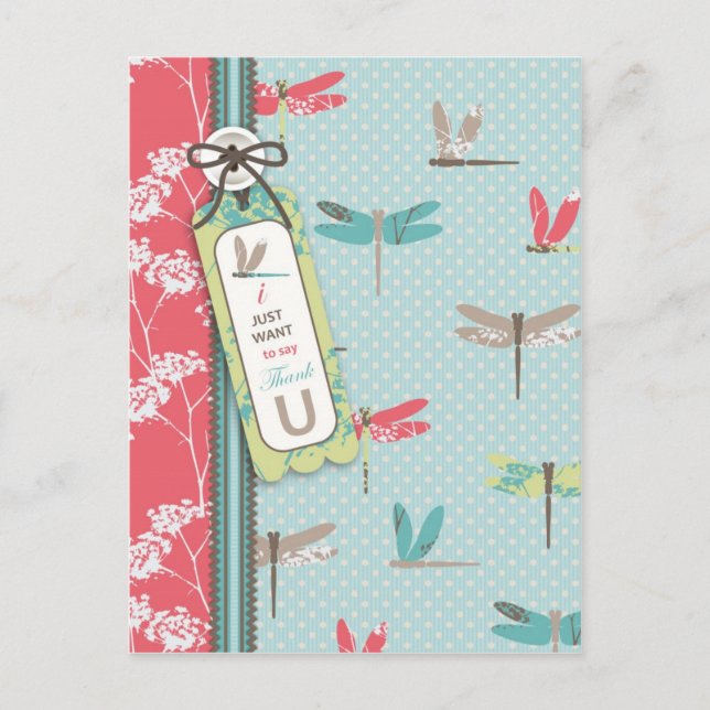 Dragonfly Dreams TY Carte postale B (Devant)