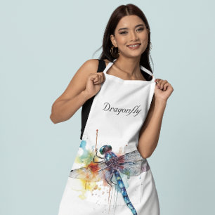 Dragonfly Dreamscape, custom Apron