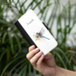 Dragonfly Dreamscape, custom Samsung Galaxy S5 Wallet Case<br><div class="desc">Combine essential protection with enchanting artistry using our "Dragonfly Dreamscape" Custom Wallet Case. This versatile case showcases the captivating beauty of a watercolor dragonfly, poised gracefully amidst a vibrant, dreamy splash of colour, transforming your phone accessory into a portable work of art. Designed for convenience, this wallet case provides secure...</div>