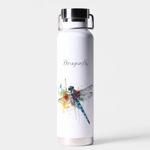 Dragonfly Dreamscape, custom Water Bottle