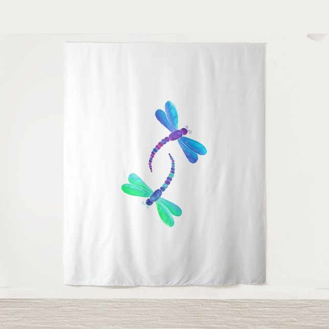 Dragonfly Duo Tapestry (Front)