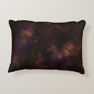 Dragonfly Fire Accent Pillow
