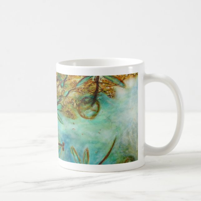 Dragonfly Flirtation Coffee Mug (Right)