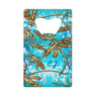 Dragonfly Flit Bubbles Credit Card Bottle Opener