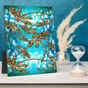 Dragonfly Flit Bubbles Plaque