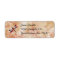 Dragonfly Flourish Address Label