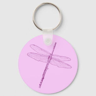 Dragonfly Flute Keychain
