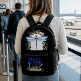 Dragonfly Frequent Flyer Personalized Backpack