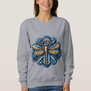 Dragonfly Geometric Nature Elegance Art Deco✨ Sweatshirt