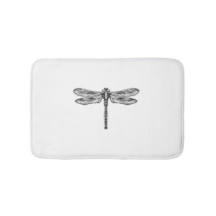 Dragonfly Gift for Her Women Summer Mothers Day Bath Mat