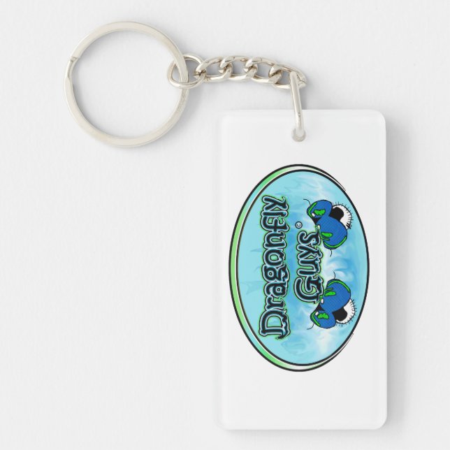 Dragonfly Guys Logo Keychain (Front)