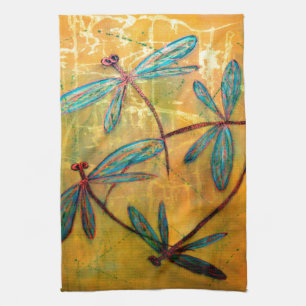 Dragonfly Haze Kitchen Towel
