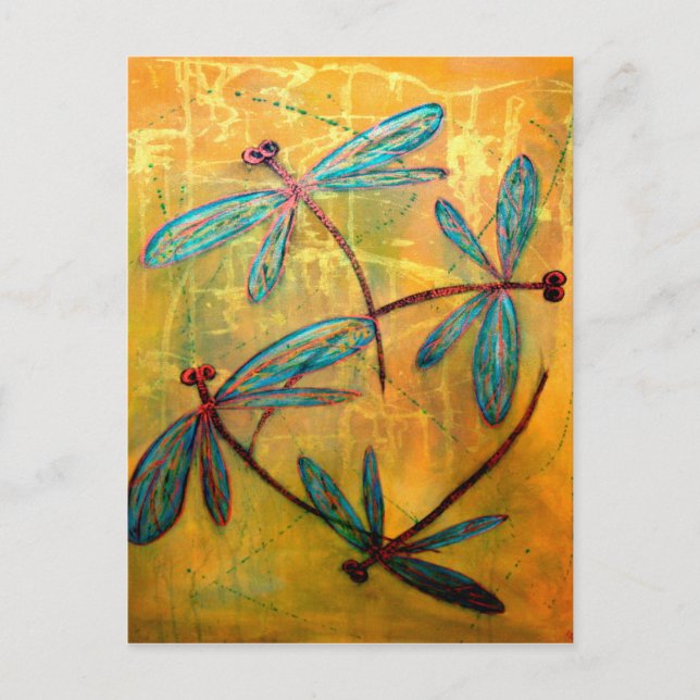 Dragonfly Haze Postcard (Front)