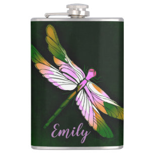 Dragonfly Hip Flask