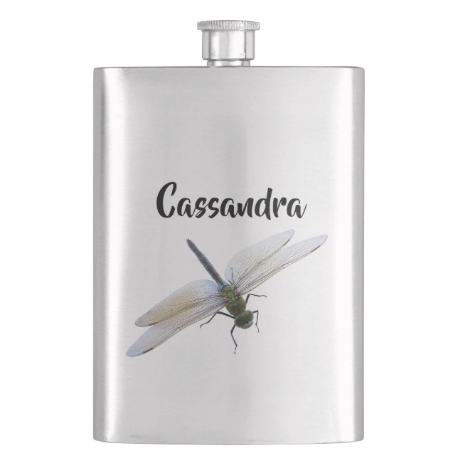 Dragonfly Hip Flask (Front)