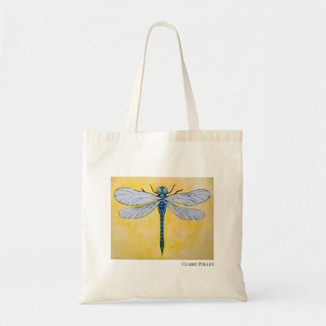 dragonfly illustration Tote Bag (Front)