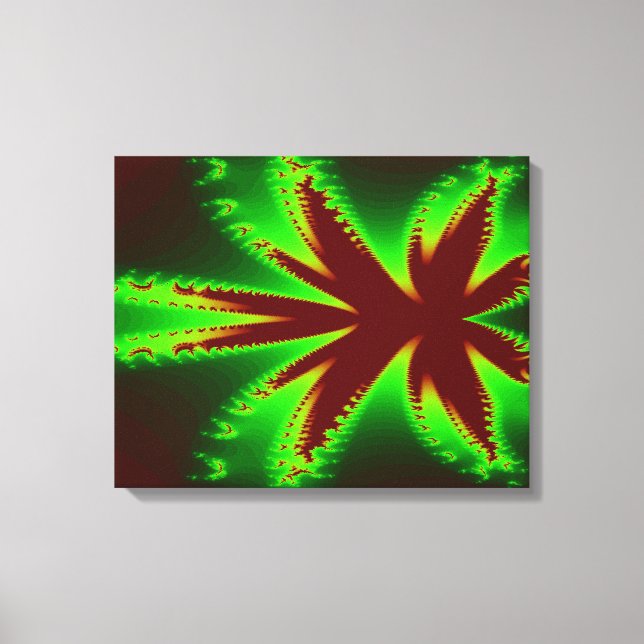 Dragonfly in Flames Canvas Print (Front)
