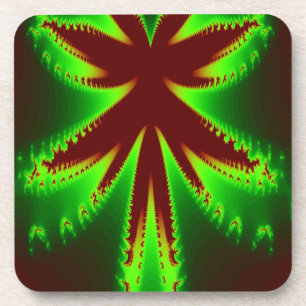 Dragonfly In Flames Cork Coaster