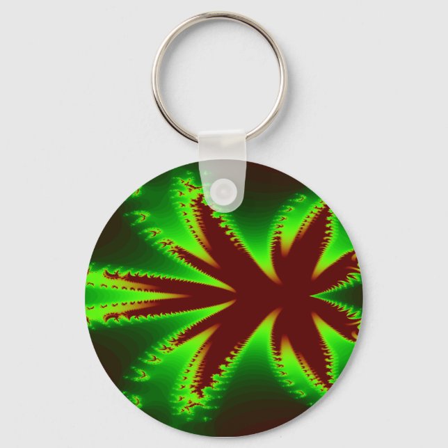 Dragonfly in flames Keychain (Front)