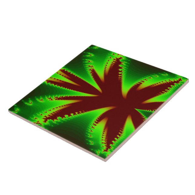 Dragonfly in Flames Tile (Side)