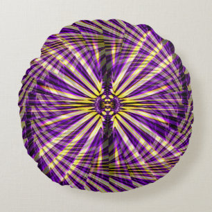 Dragonfly in flight...... round pillow
