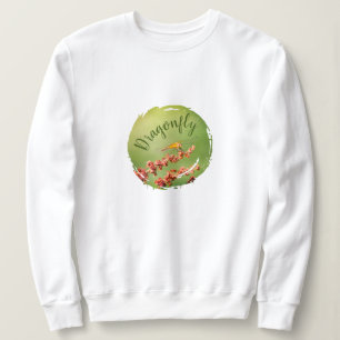 Dragonfly in nature sweatshirt