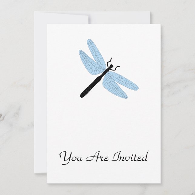 Dragonfly Invitation (Front)