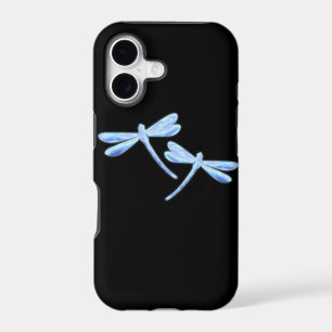 Dragonfly iPhone Case - Ice Blue Glow