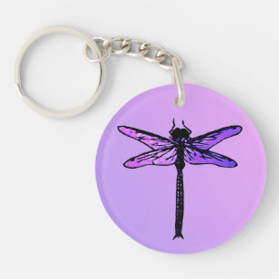 Dragonfly japonaise vintage, améthyste violet