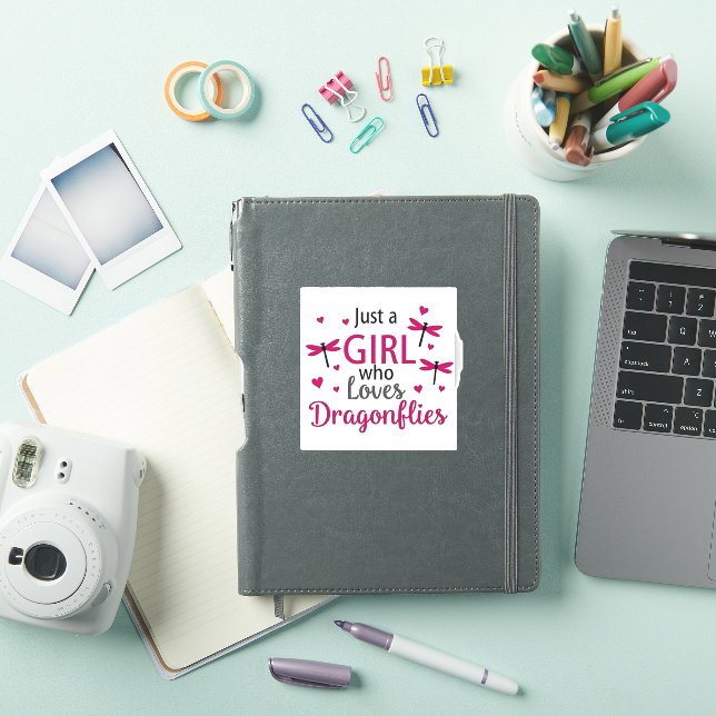 Dragonfly Just A Girl Who Loves Dragonflies T-Shir (iPad Cover)
