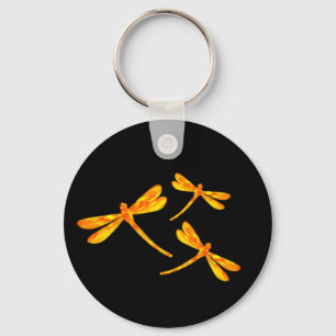 Dragonfly Keychain - Fire