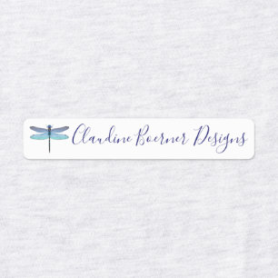 Dragonfly Labels for Fabric Crafter or Artist
