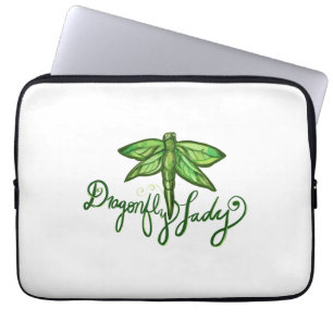 Dragonfly Lady Laptop Sleeve