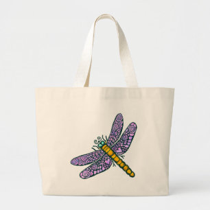 Dragonfly Large Tote Bag