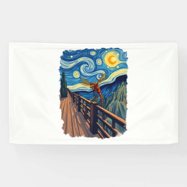 Dragonfly Lovers  Artistic Dragonfly Banner (Horizontal)